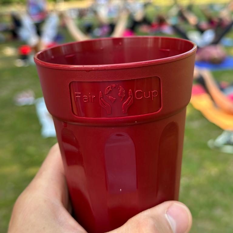FairCup auf Event im Freibad