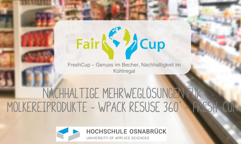 FreshCup -FairCup im Kühlregal