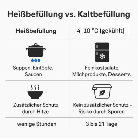 Heiß vs Kaltbefüllung Heiß- vs Kaltbefüllun Mehrweg